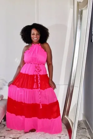 Strawberry Shortcake Maxi Dress