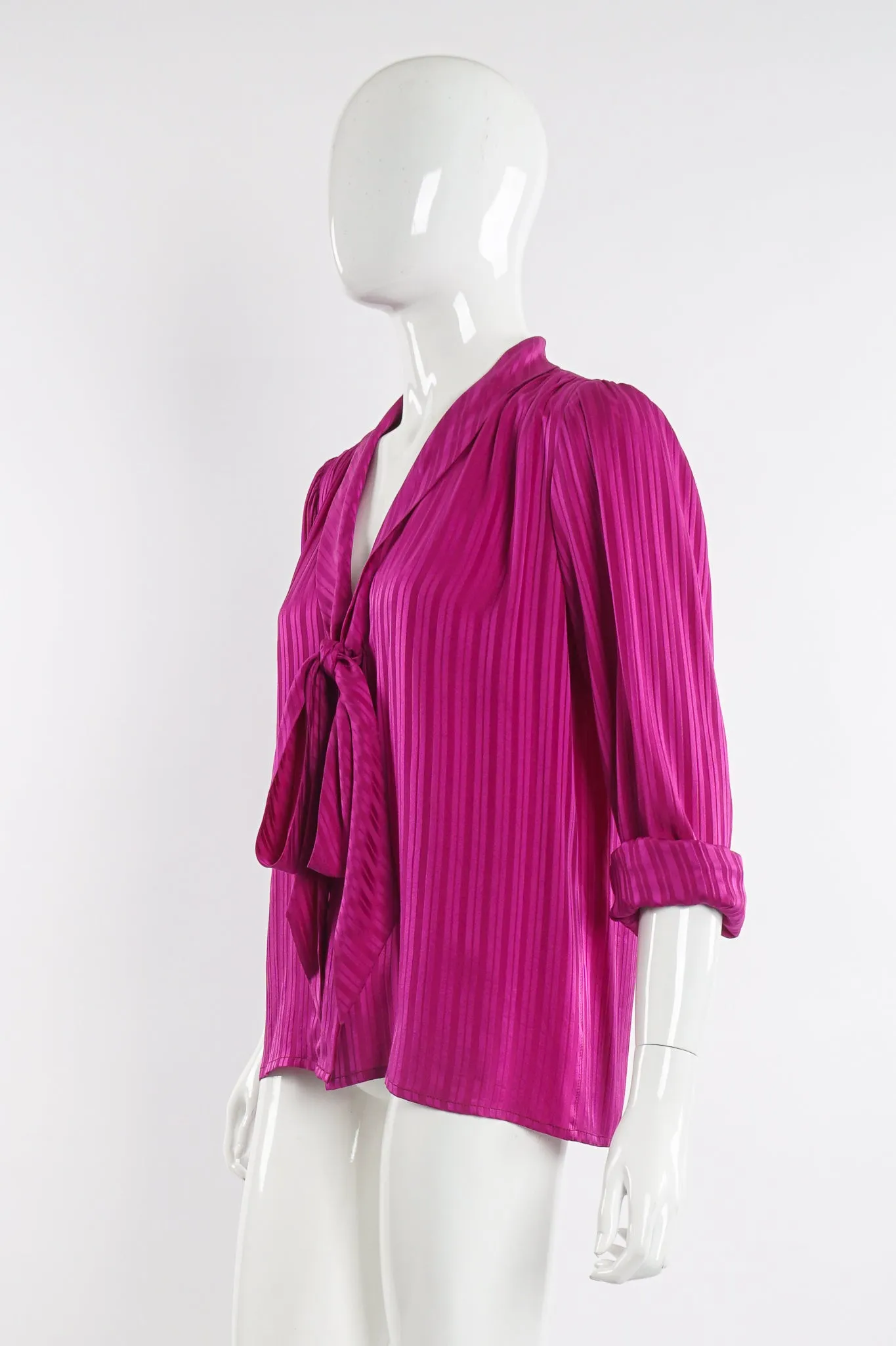 Striped Chelsea Bow Blouse