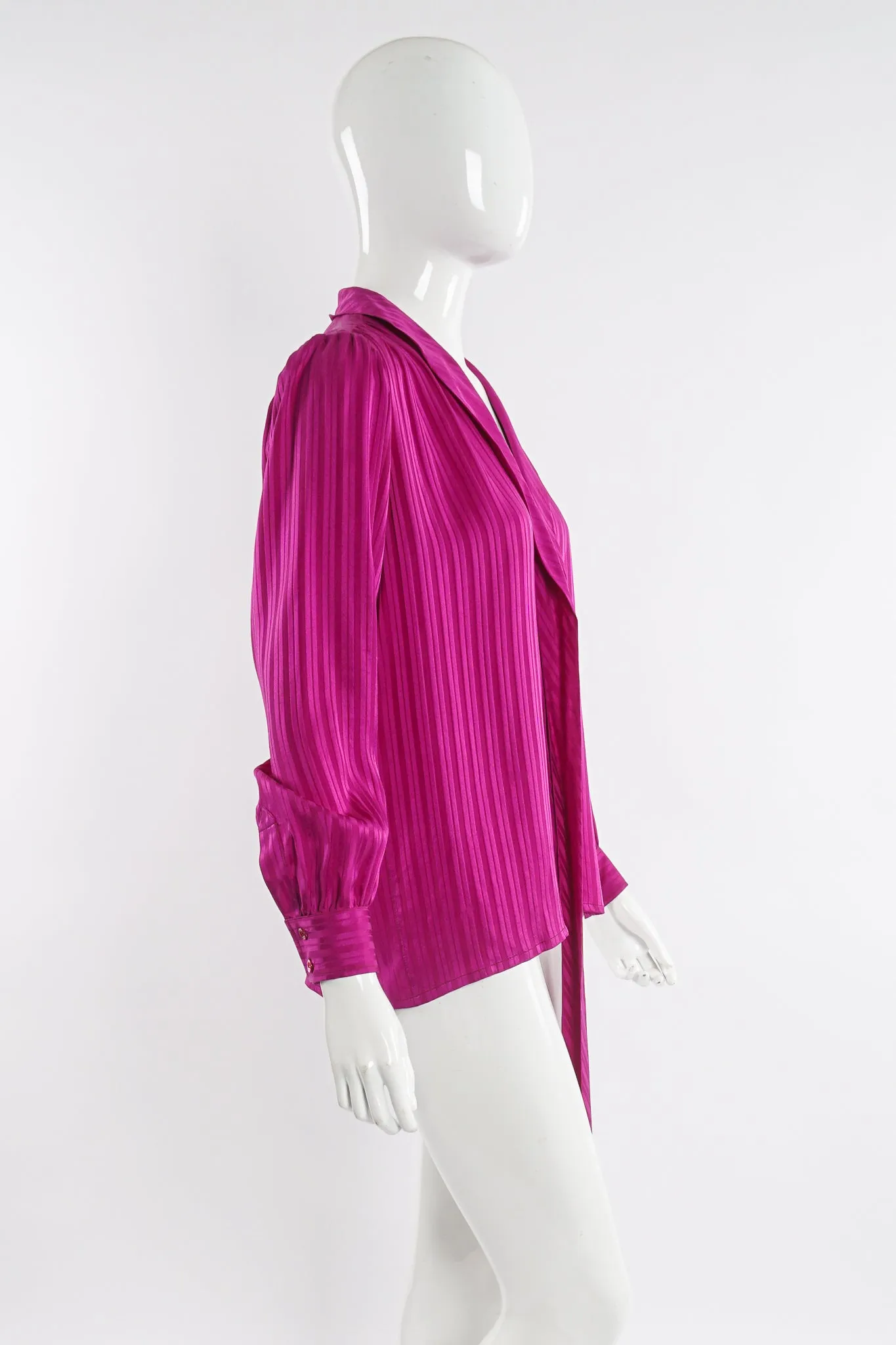 Striped Chelsea Bow Blouse