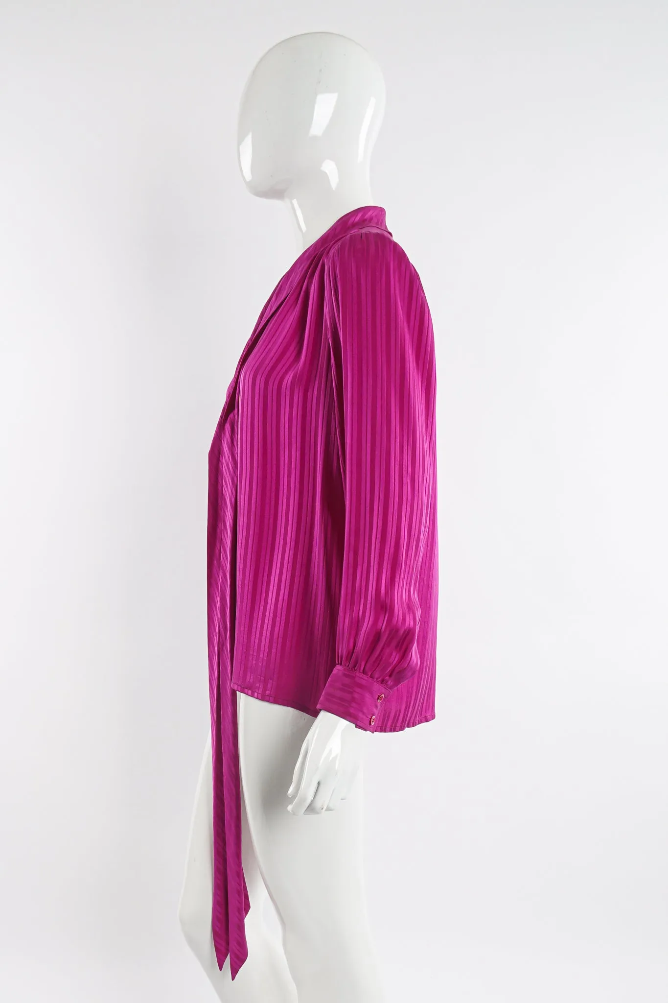 Striped Chelsea Bow Blouse