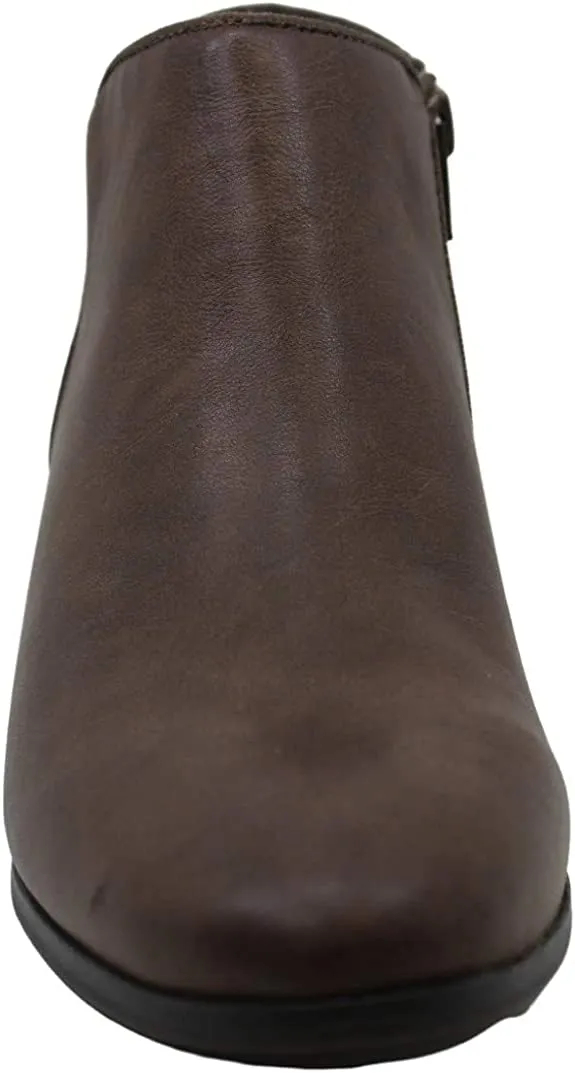Style & Co. Womens Wileyy Fabric Almond Toe Ankle Fashion Boots, Taupe, Size 5.0