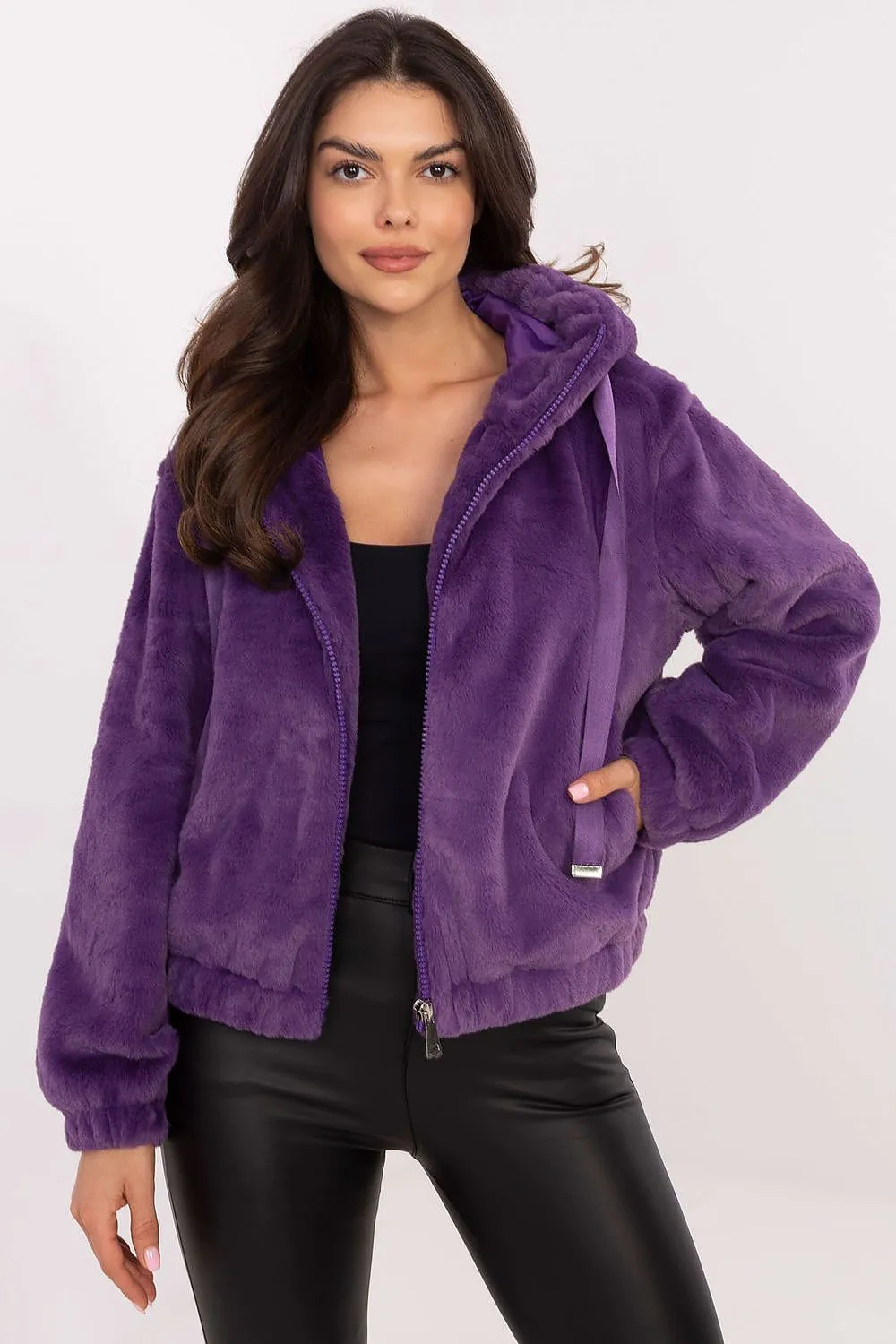 Stylish smooth design teddy bear jacket