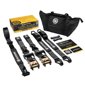 Supreme Suspensions® Heavy-Duty Ratchet Load Strap Kit with 20' Extended Lead