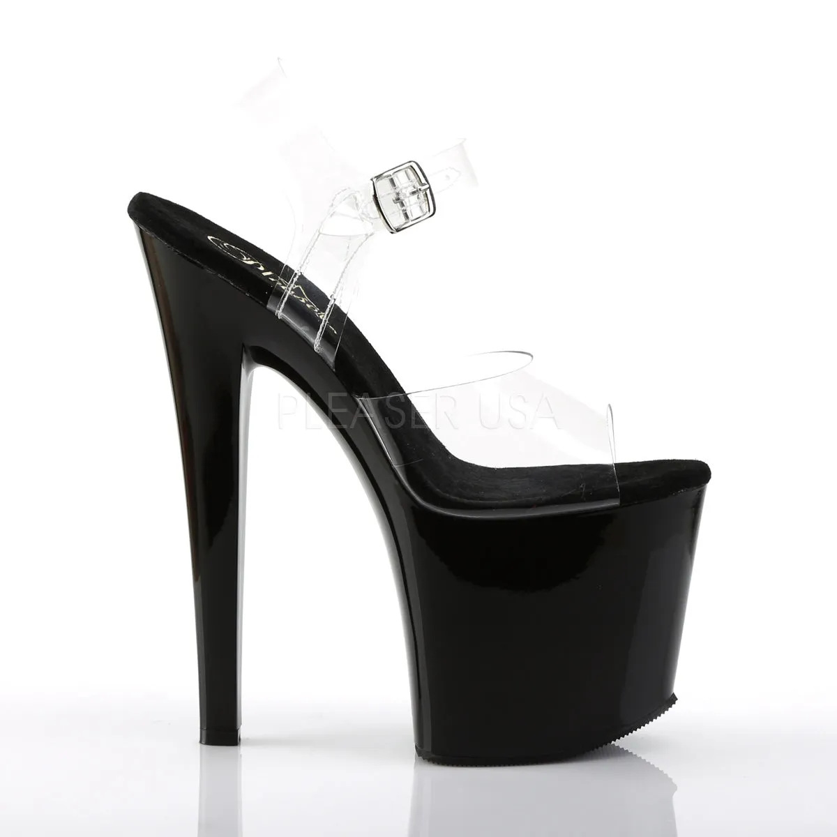 TABOO-708  Clear/Black