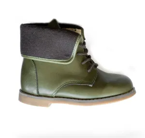 Tannery   Co Olive Booties - Olive