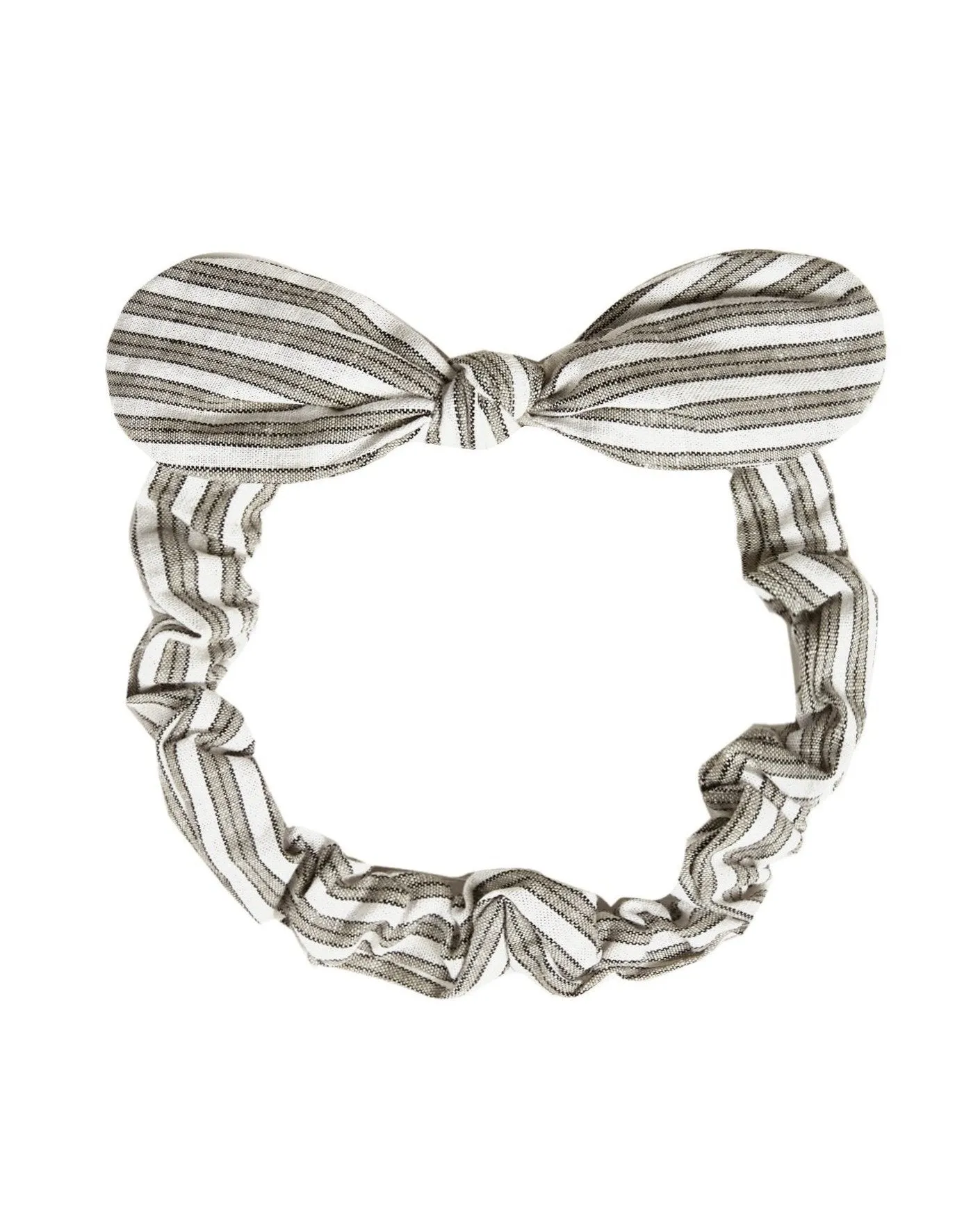 The Baby Bow Headband by Rylee & Cru - Railroad Stripe