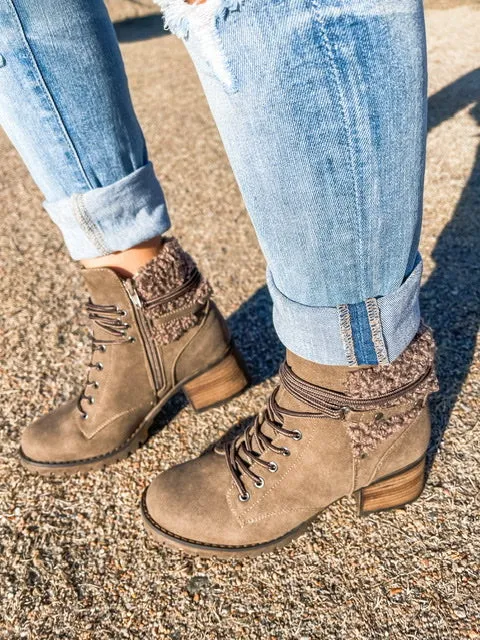 The Olivia Fleece Booties