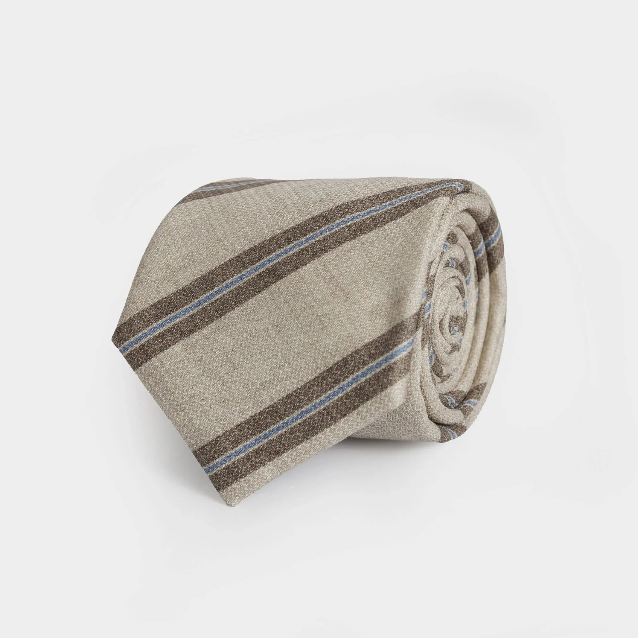 The Tan Leone Silk Tie