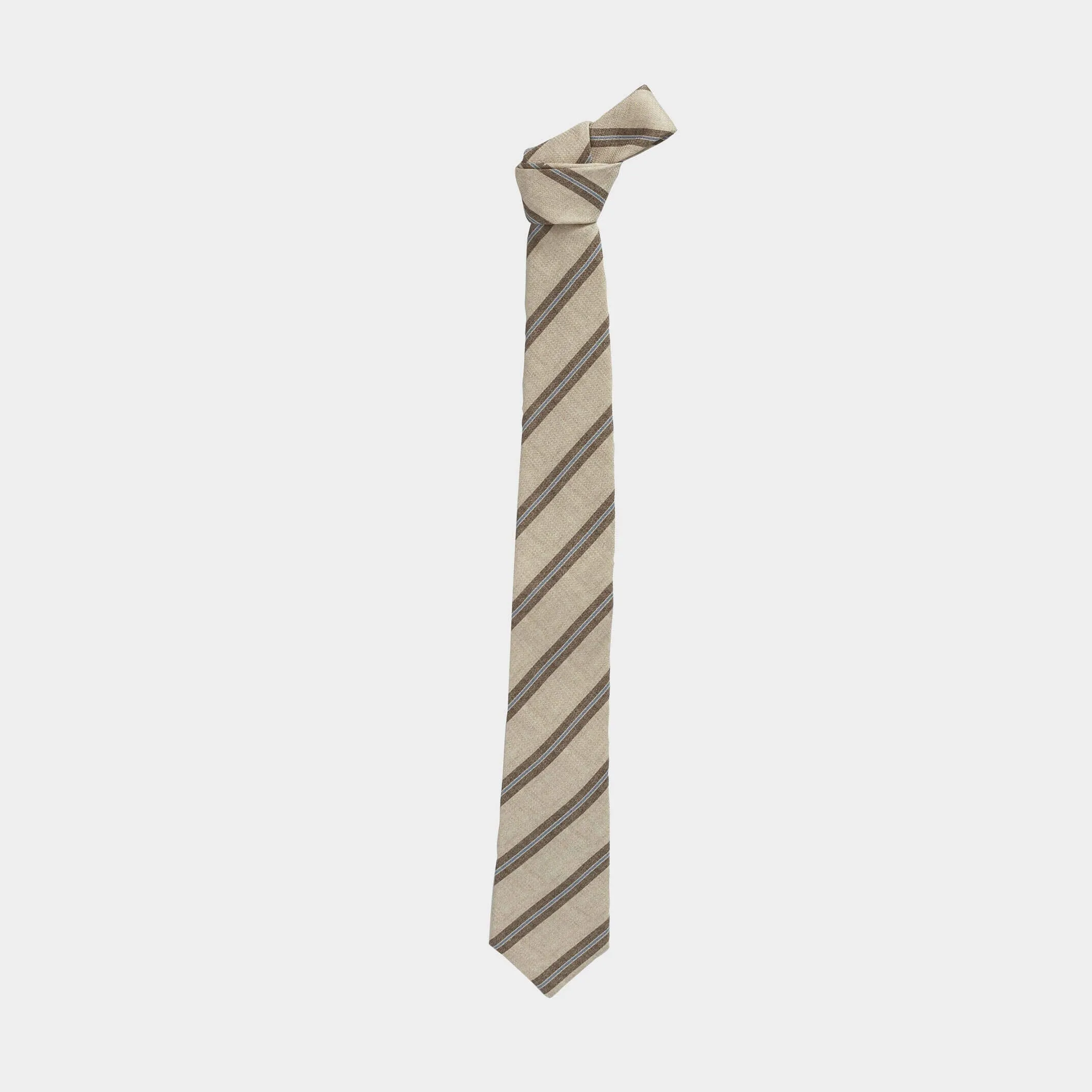 The Tan Leone Silk Tie