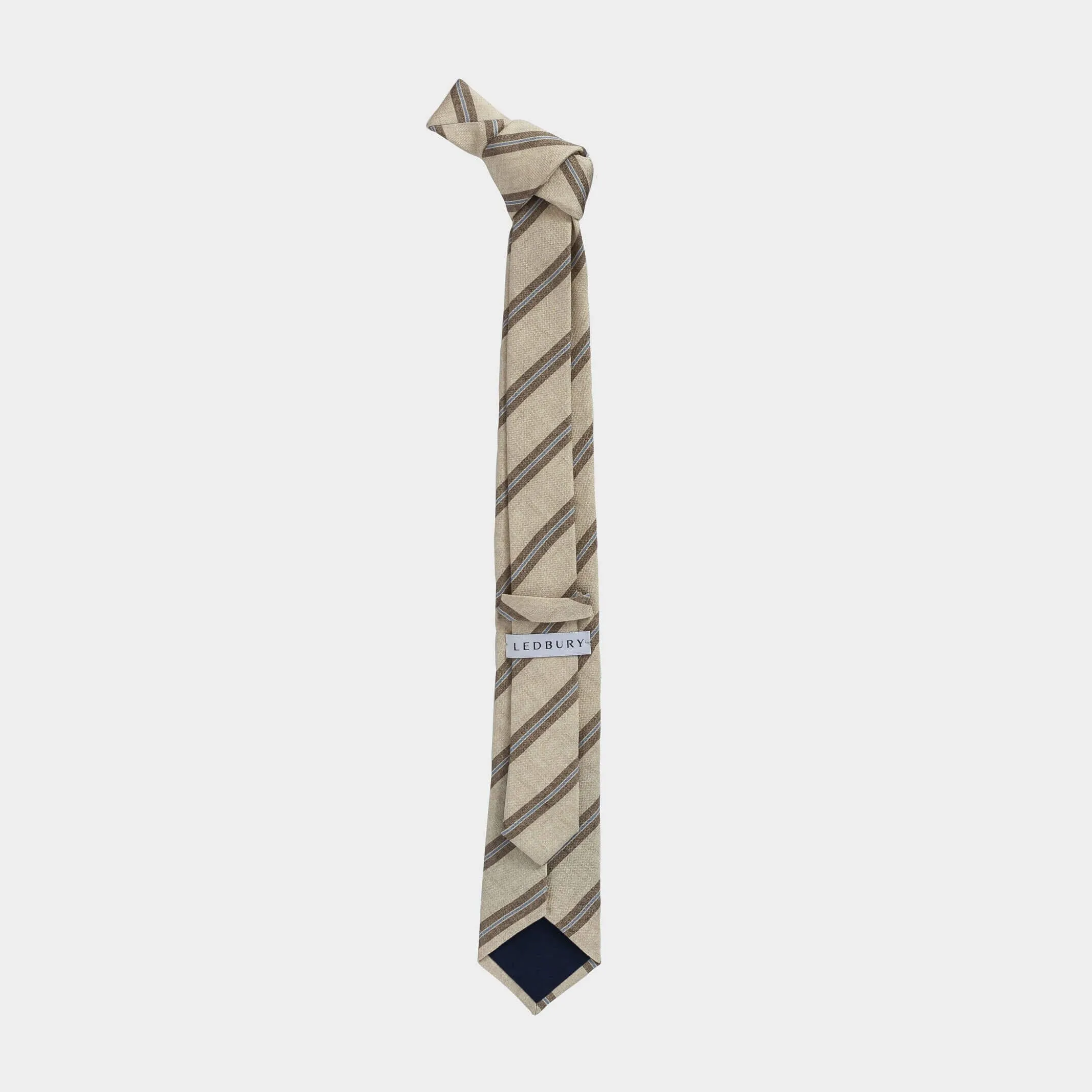 The Tan Leone Silk Tie