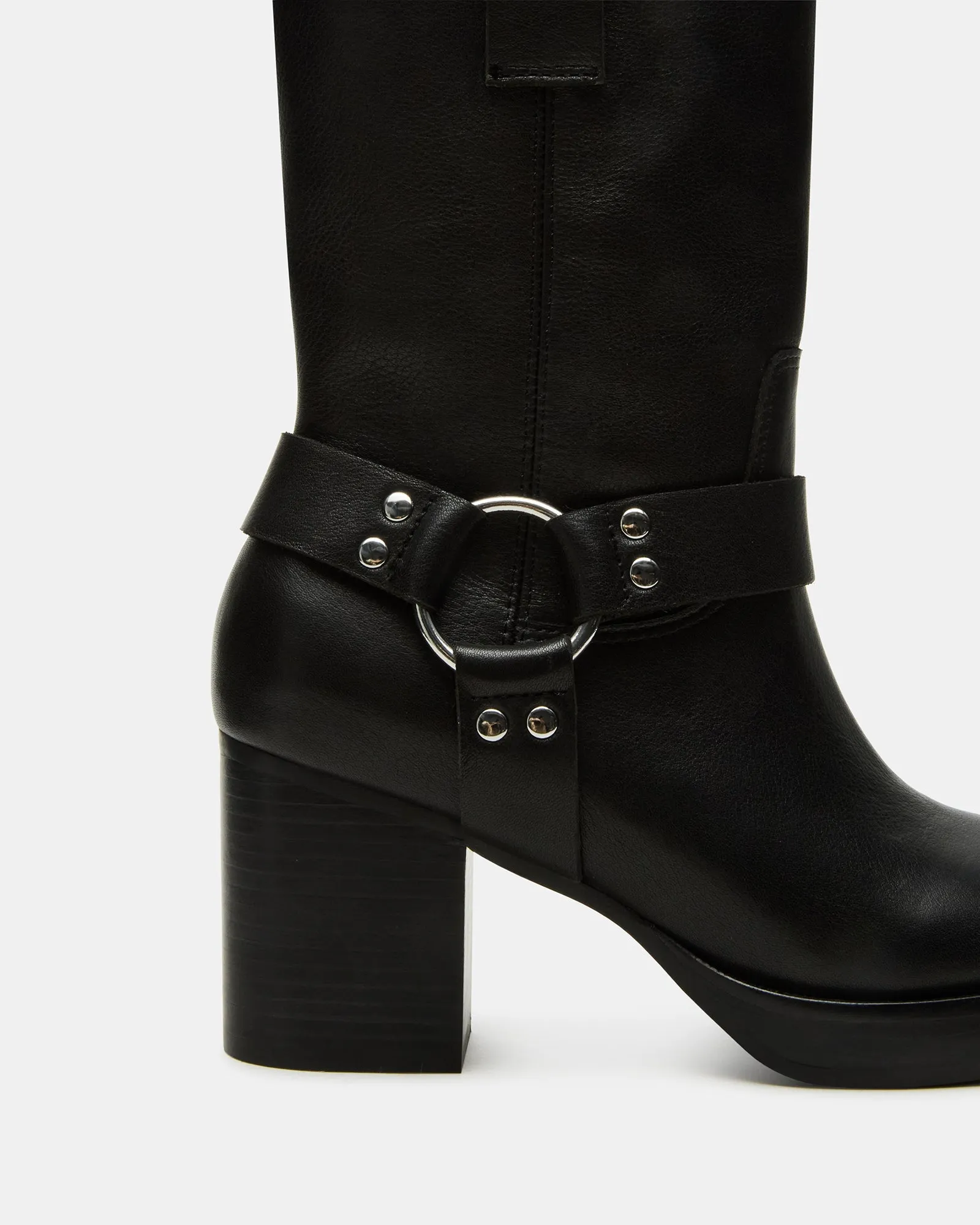 TOPHER BLACK LEATHER