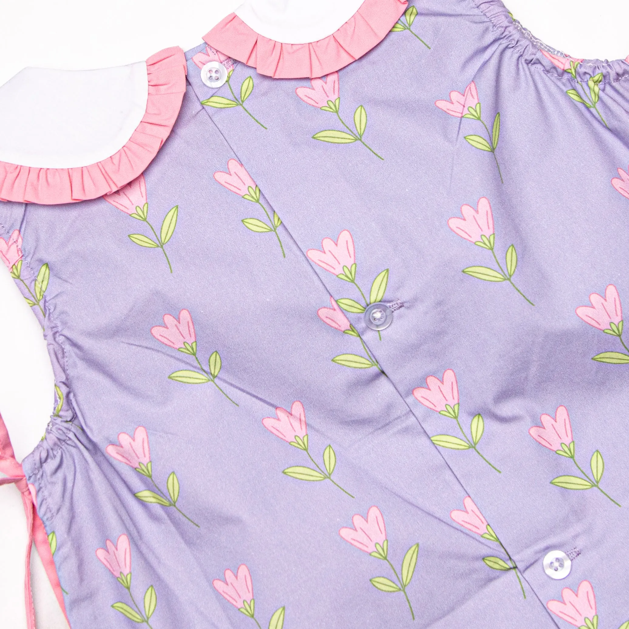 Tulip Blooms Dress, Purple