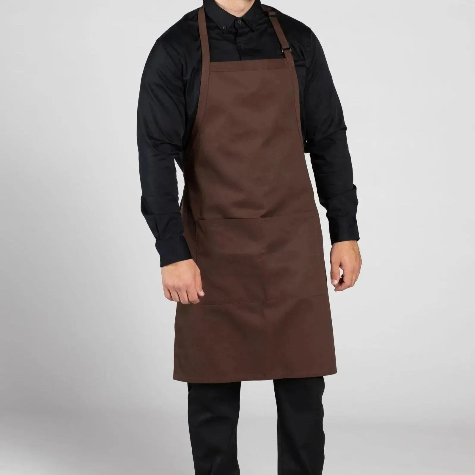 Twill Cotton Blend Adjustable Butcher Aprons 2 PK