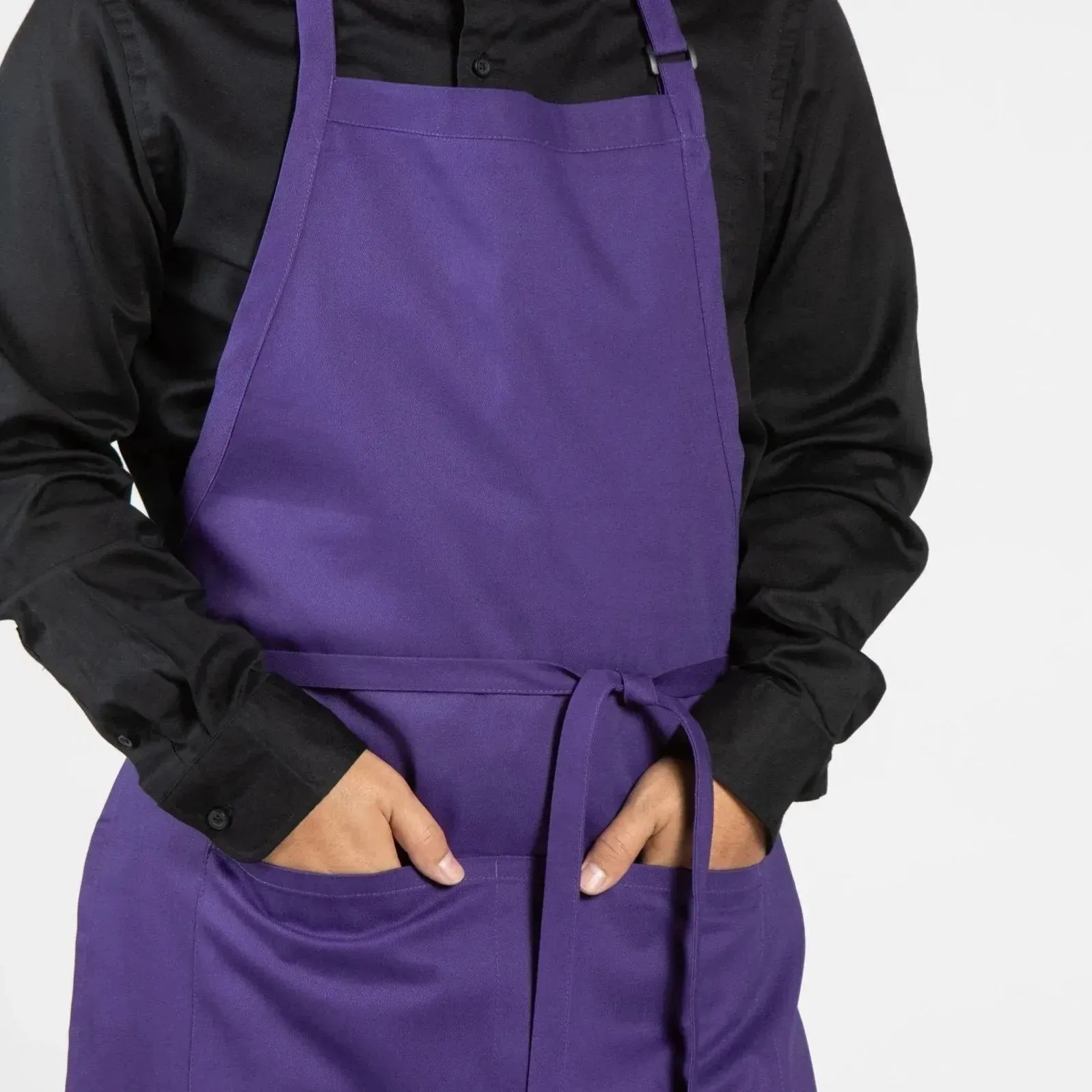 Twill Cotton Blend Adjustable Butcher Aprons 2 PK