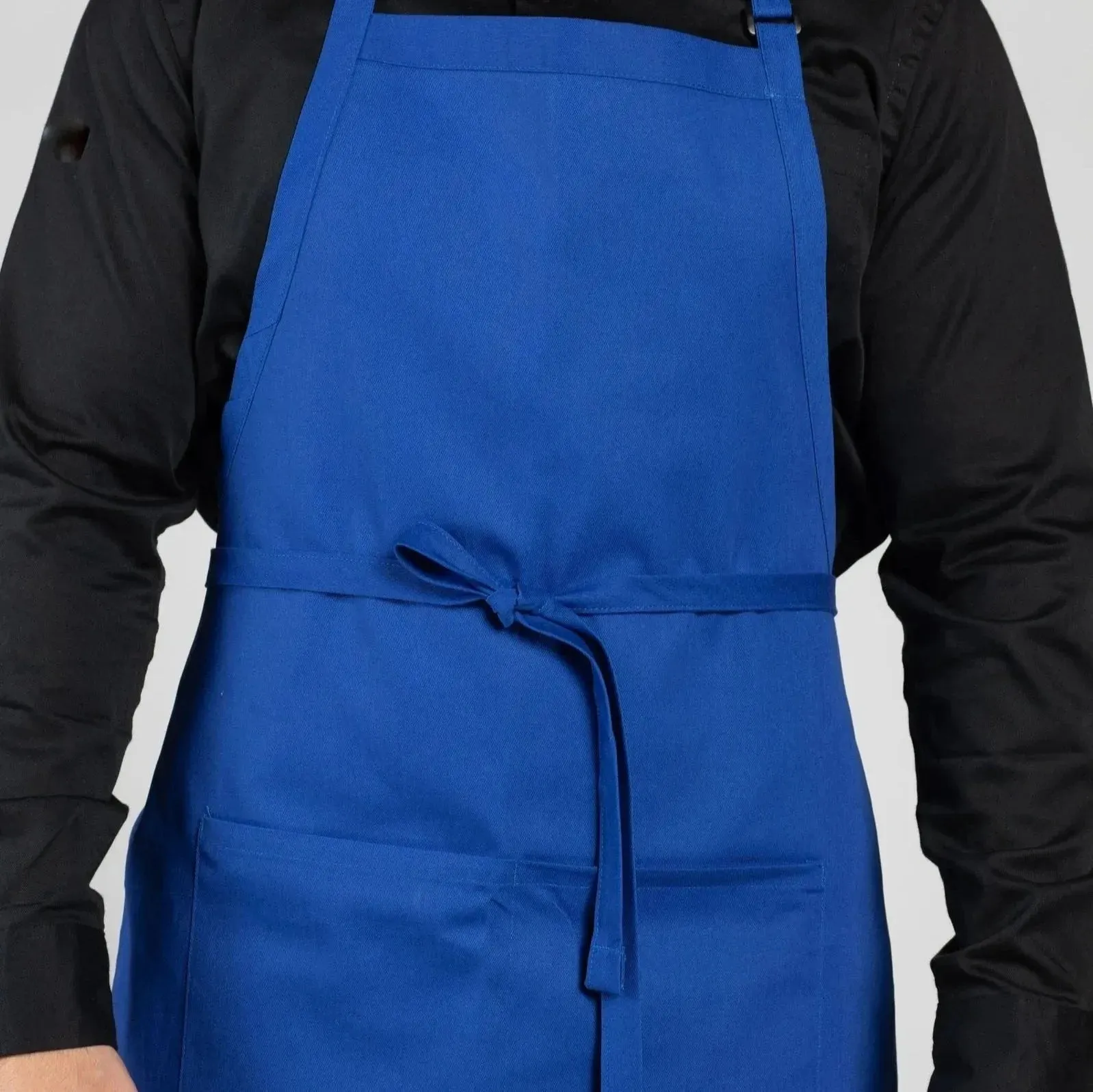 Twill Cotton Blend Adjustable Butcher Aprons 2 PK