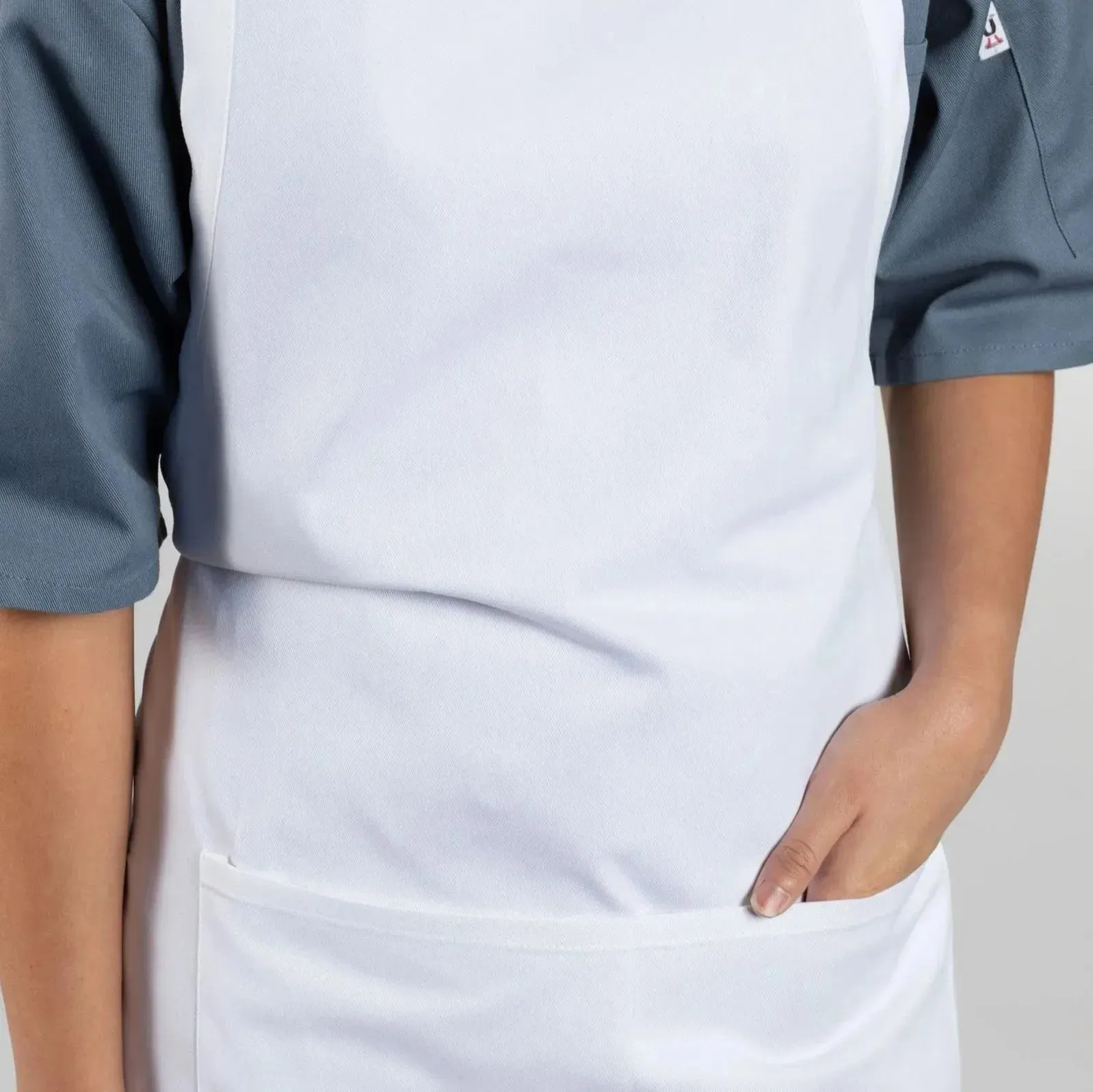 Twill Cotton Blend Adjustable Butcher Aprons 2 PK