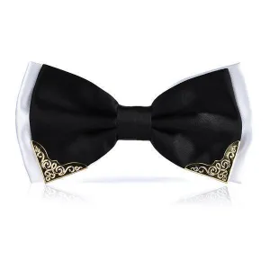 Two-tone Metal Decorated Bow-Tie