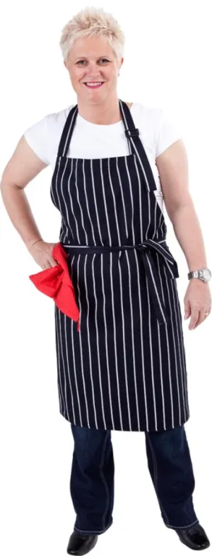 UK DELI Length Chefs Bib Apron - (Adjustable Neck)