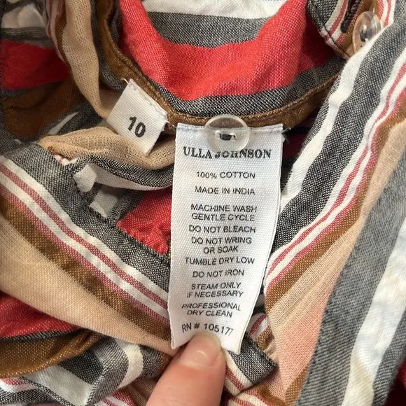 Ulla Johnson Striped Shorts