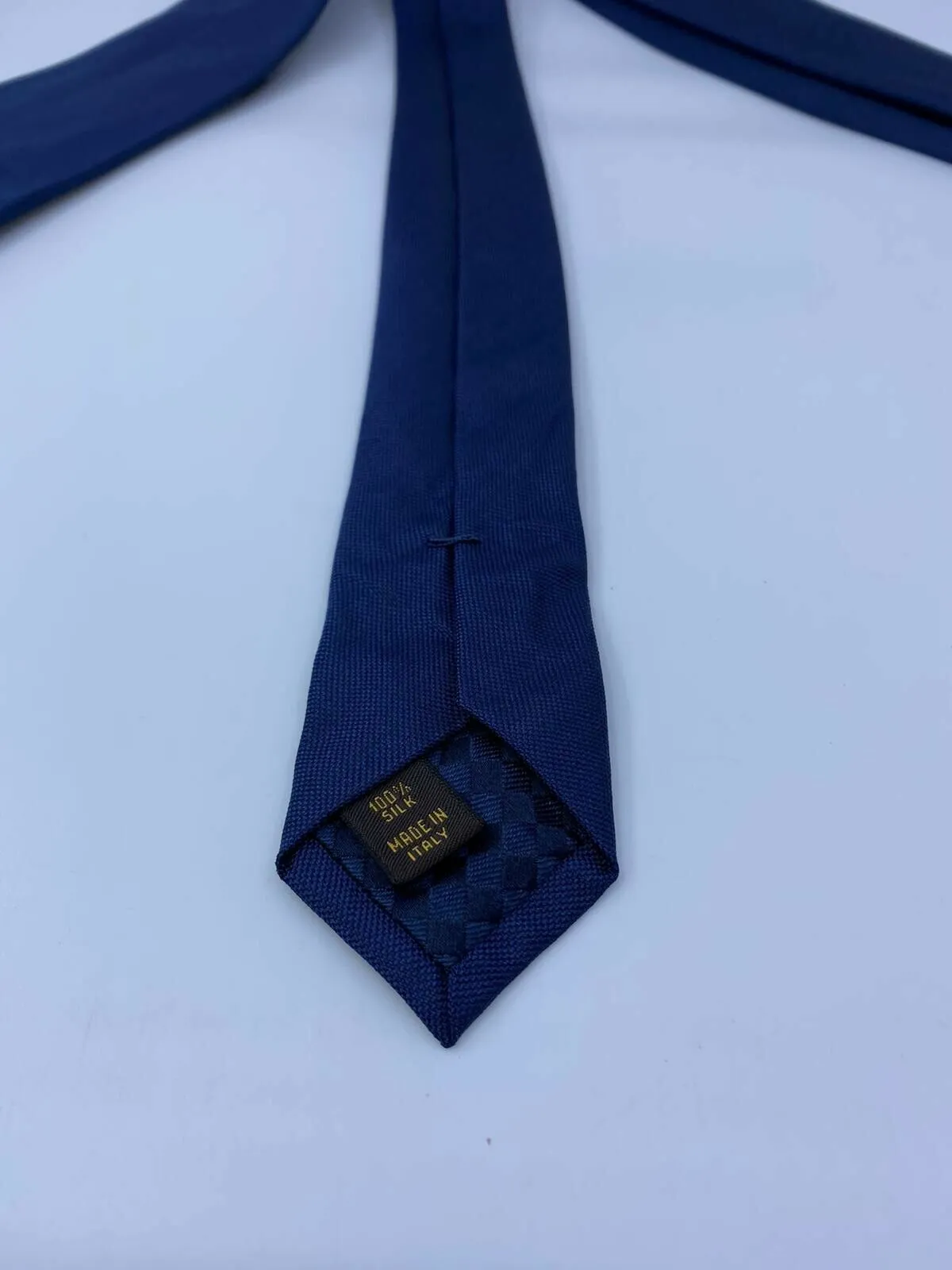 Uniformes Blue Orange Woven Silk Tie