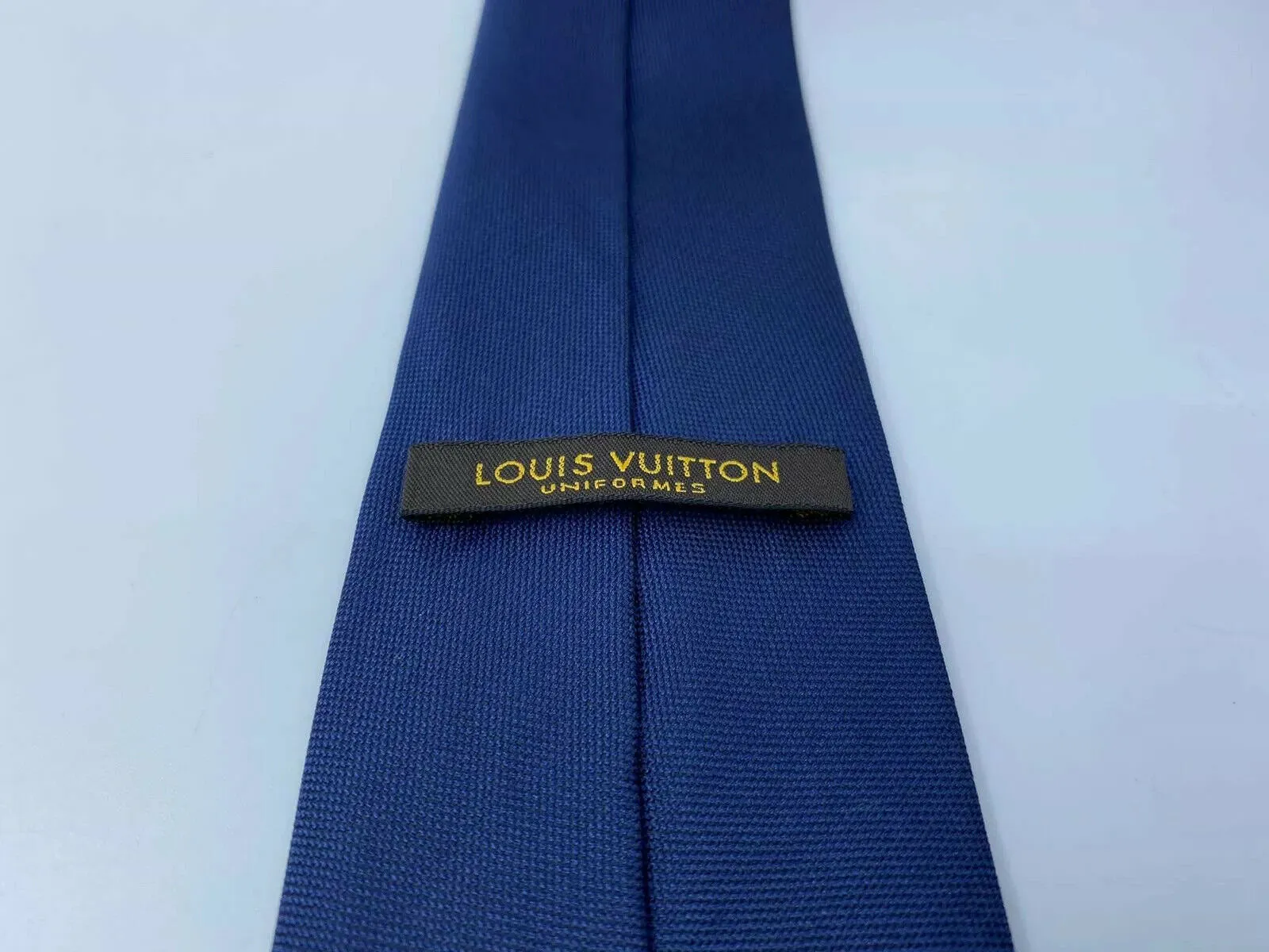 Uniformes Blue Orange Woven Silk Tie