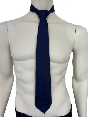 Uniformes Blue Orange Woven Silk Tie