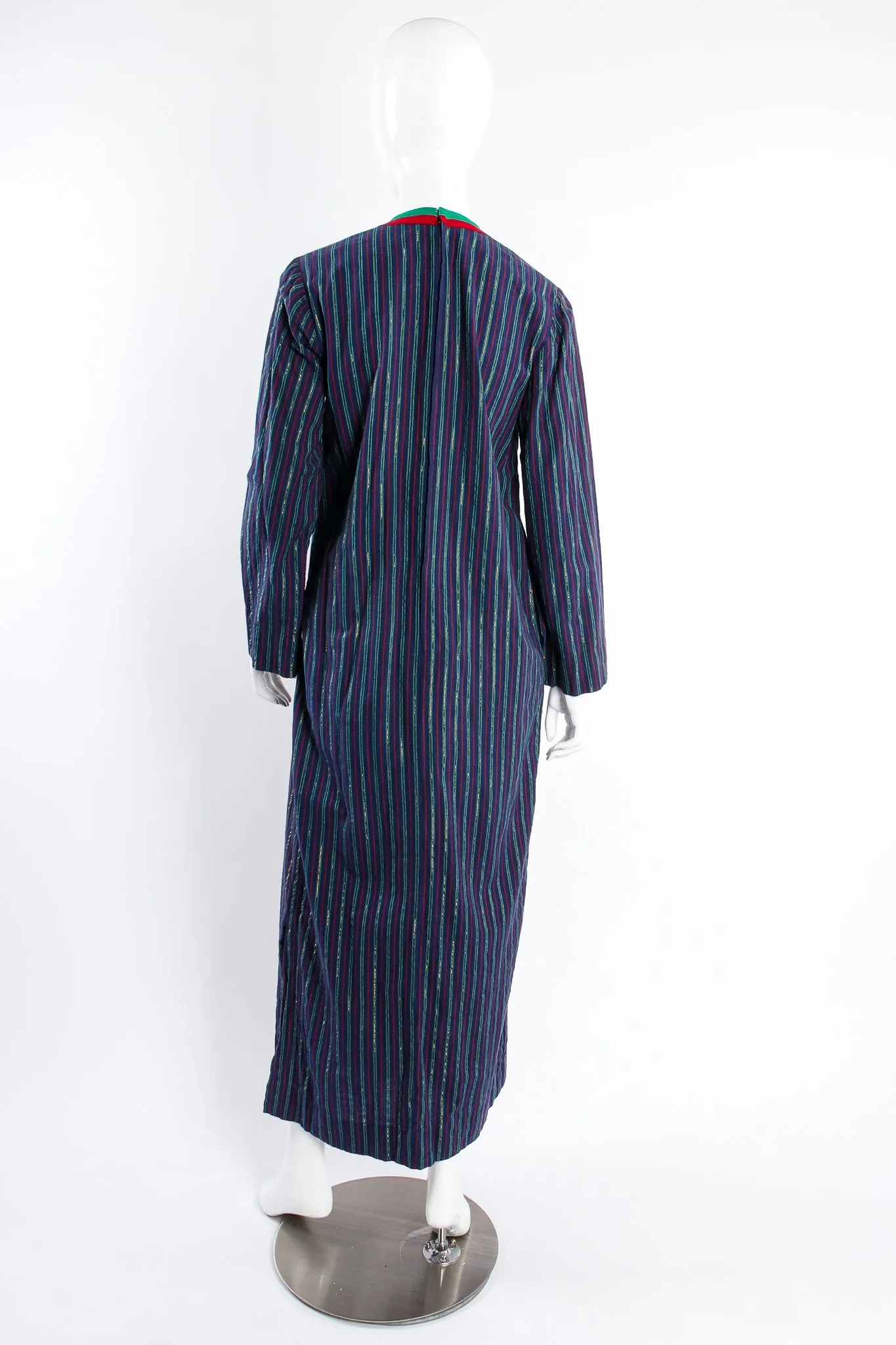 Variegated Lamé Stripe Tunic Dress