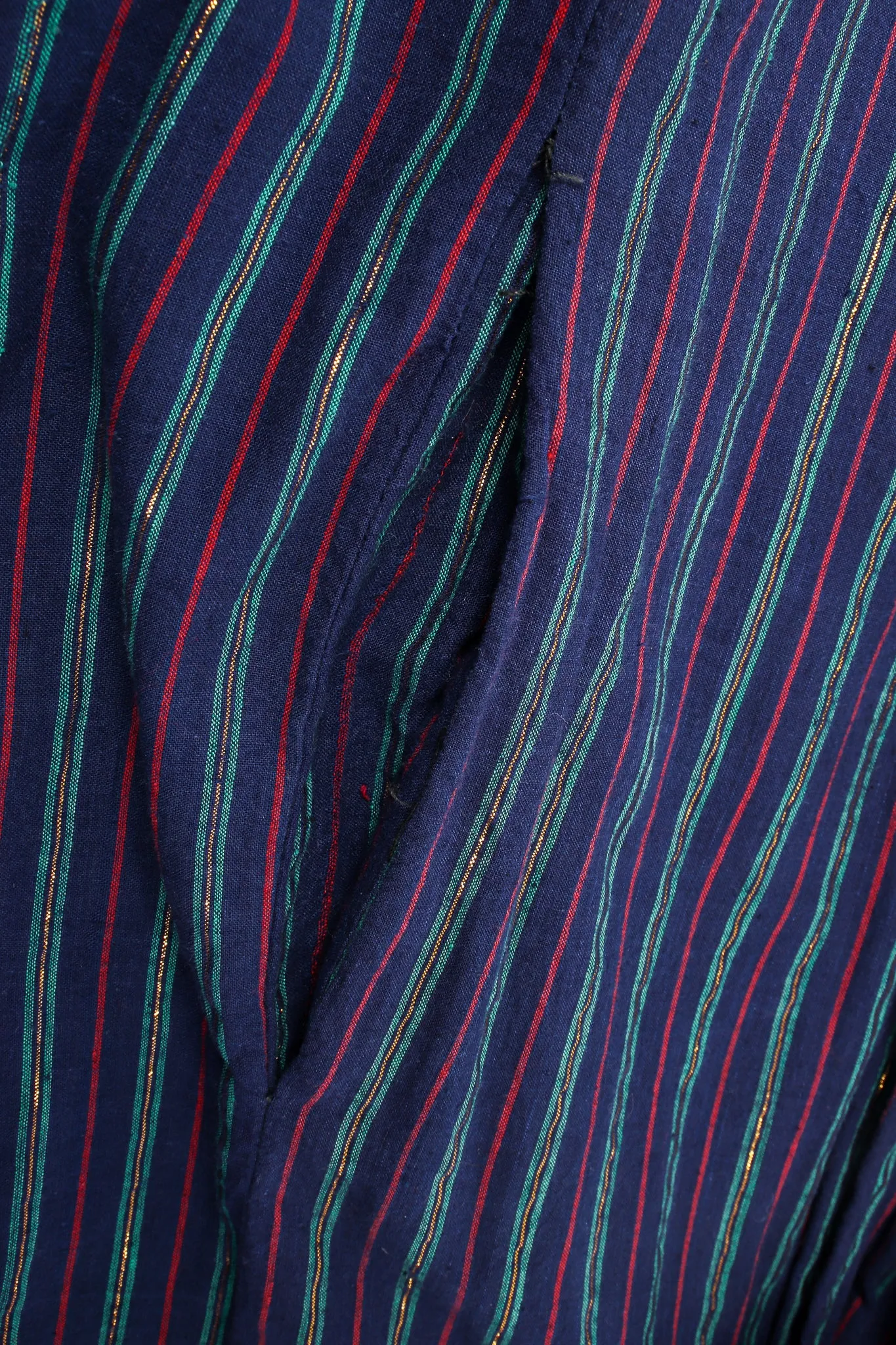 Variegated Lamé Stripe Tunic Dress