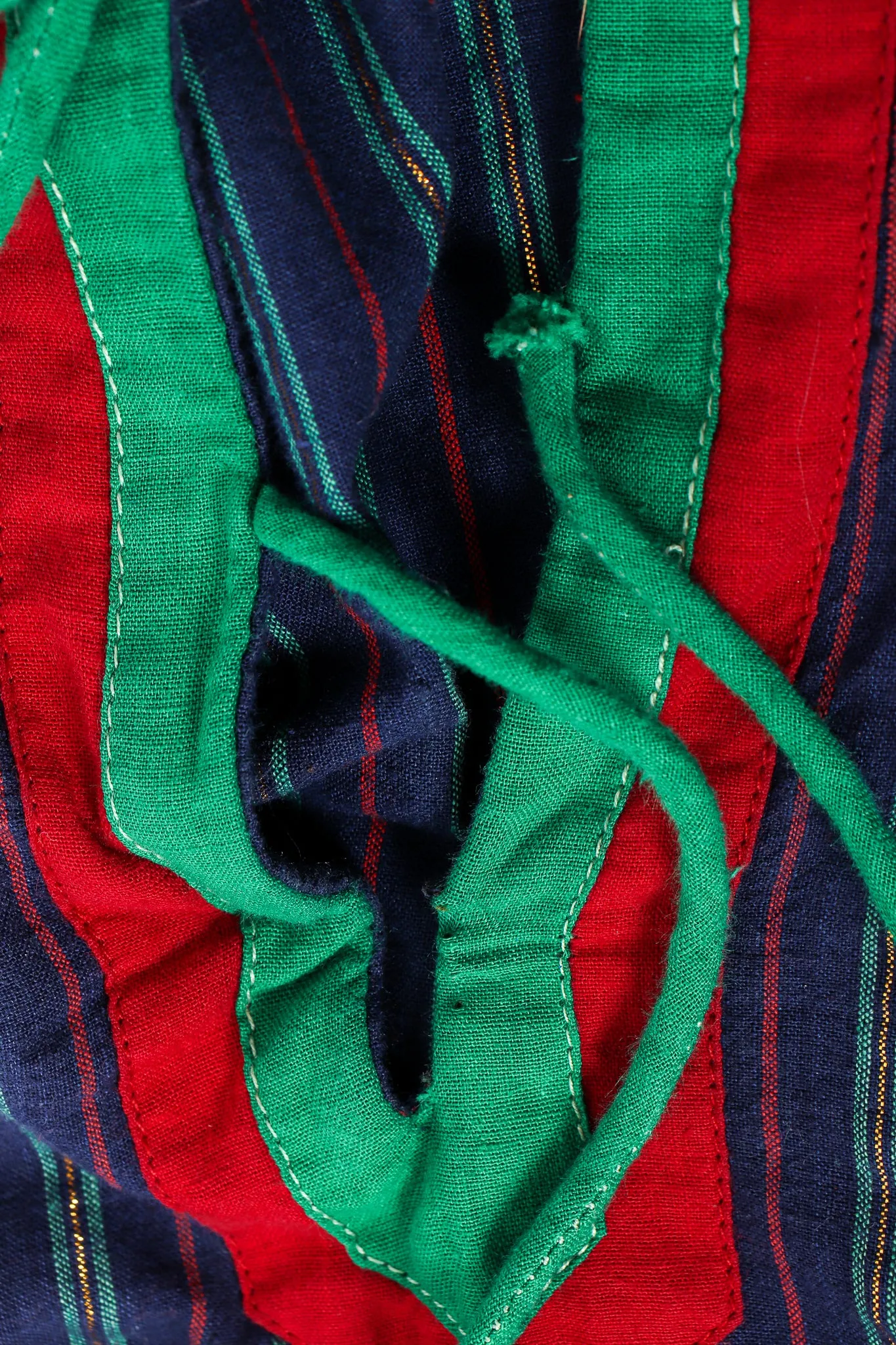 Variegated Lamé Stripe Tunic Dress