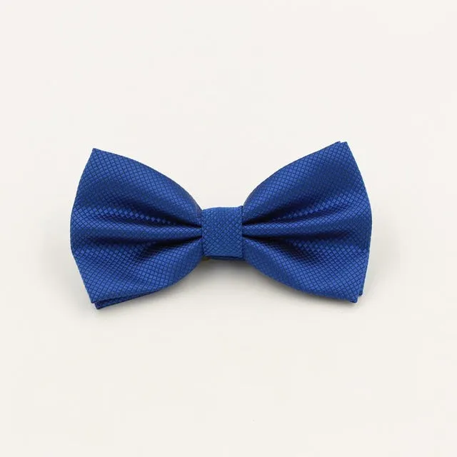 VEEKTIE Father's Day Mens Bowtie Fashion Red Jacquard Plaid Grid  Solid Bow tie Wedding Tuxedo Cravat Vestidos Black Green Navy