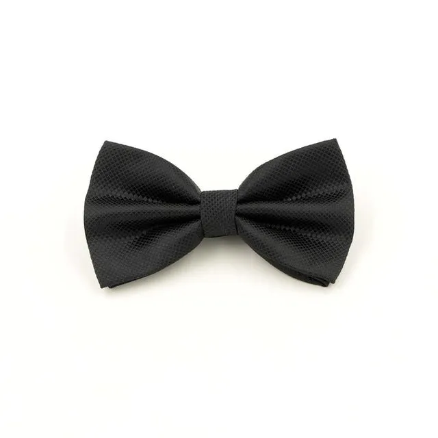VEEKTIE Father's Day Mens Bowtie Fashion Red Jacquard Plaid Grid  Solid Bow tie Wedding Tuxedo Cravat Vestidos Black Green Navy