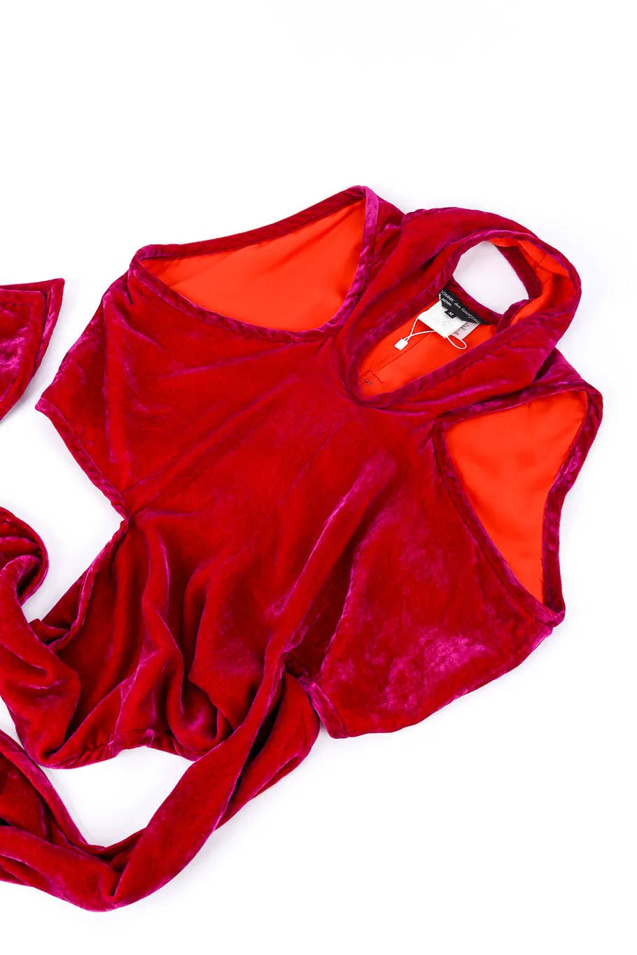Velvet Waist Ties Top