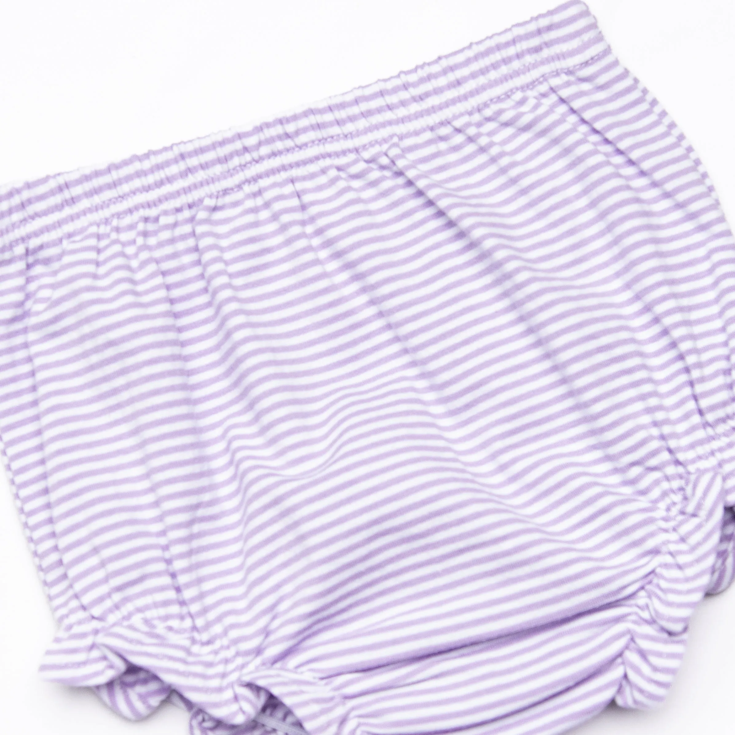 Very Sweet Vines Applique Diaper Set, Purple