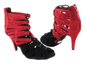 VFBoot Latin 3903 Black Suede & Red Suede