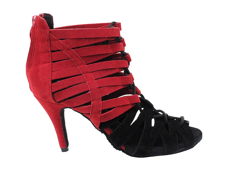 VFBoot Latin 3903 Black Suede & Red Suede
