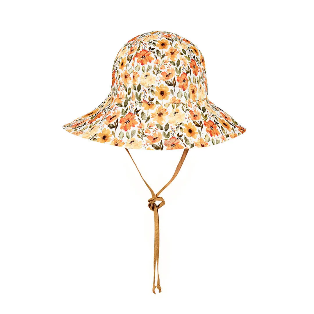 Wanderer Panelled Bucket Sun Hat | Margaret / Maize