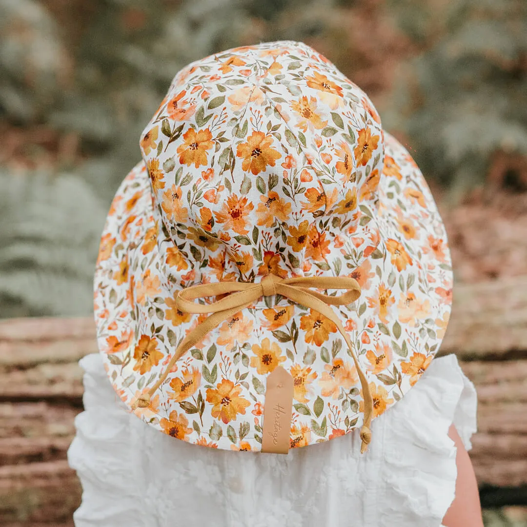 Wanderer Panelled Bucket Sun Hat | Margaret / Maize