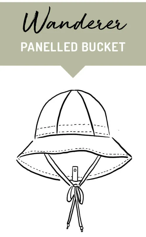 Wanderer Panelled Bucket Sun Hat | Margaret / Maize