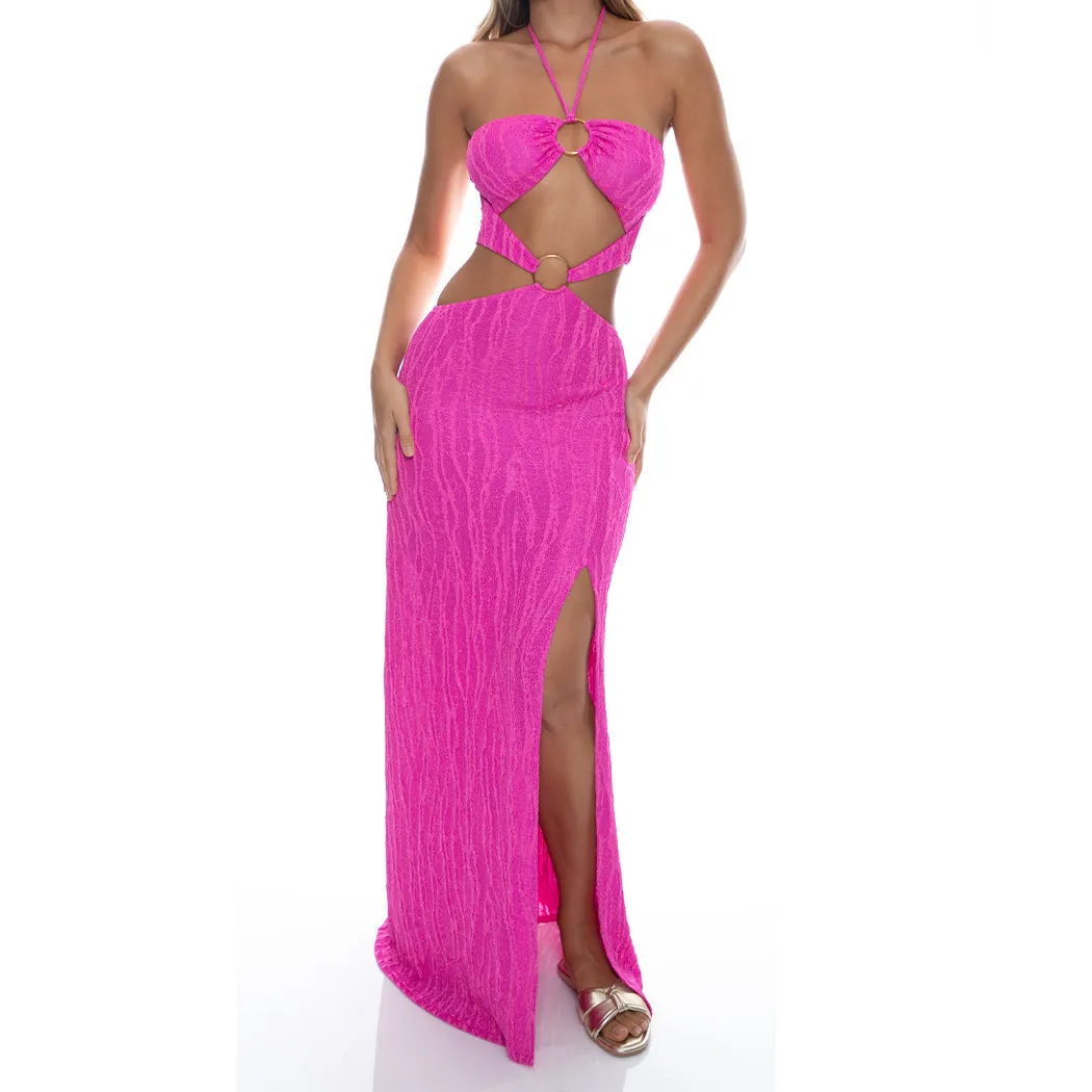 WAVE CHASER - Double Loop Bandeau Long Dress