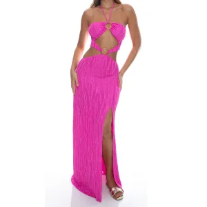 WAVE CHASER - Double Loop Bandeau Long Dress