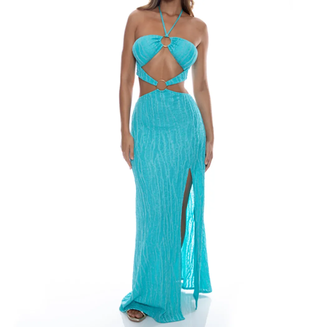 WAVE CHASER - Double Loop Bandeau Long Dress