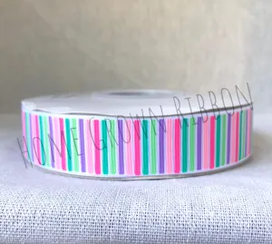 Whatever Sprinkles Your Donut - Stripes - 7/8 Inch - White - USDR