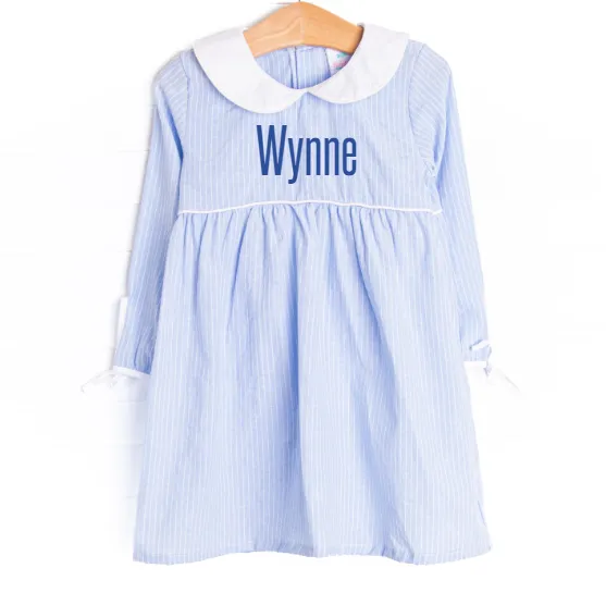 Wynne Dress, Blue Stripe