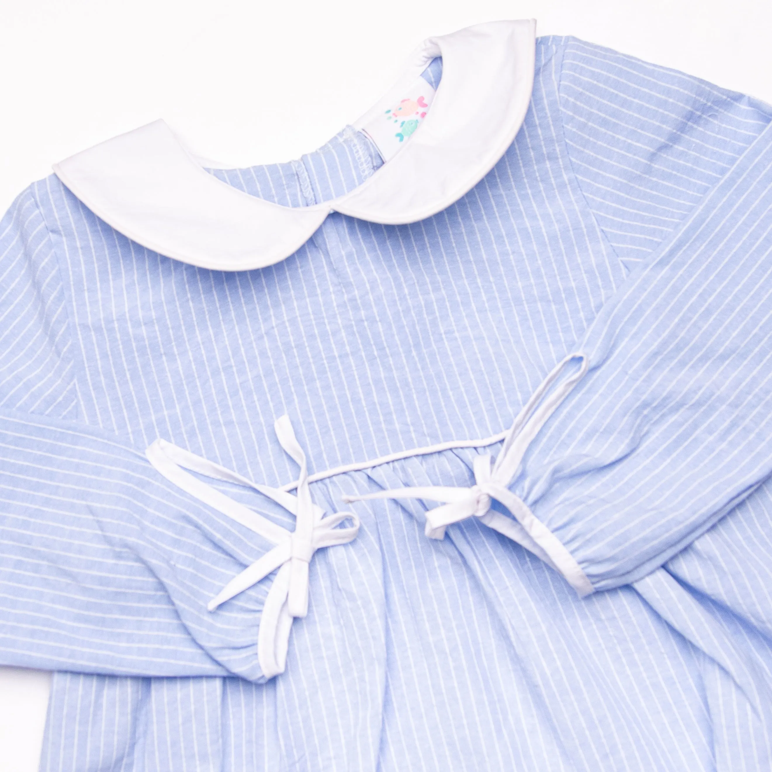 Wynne Dress, Blue Stripe