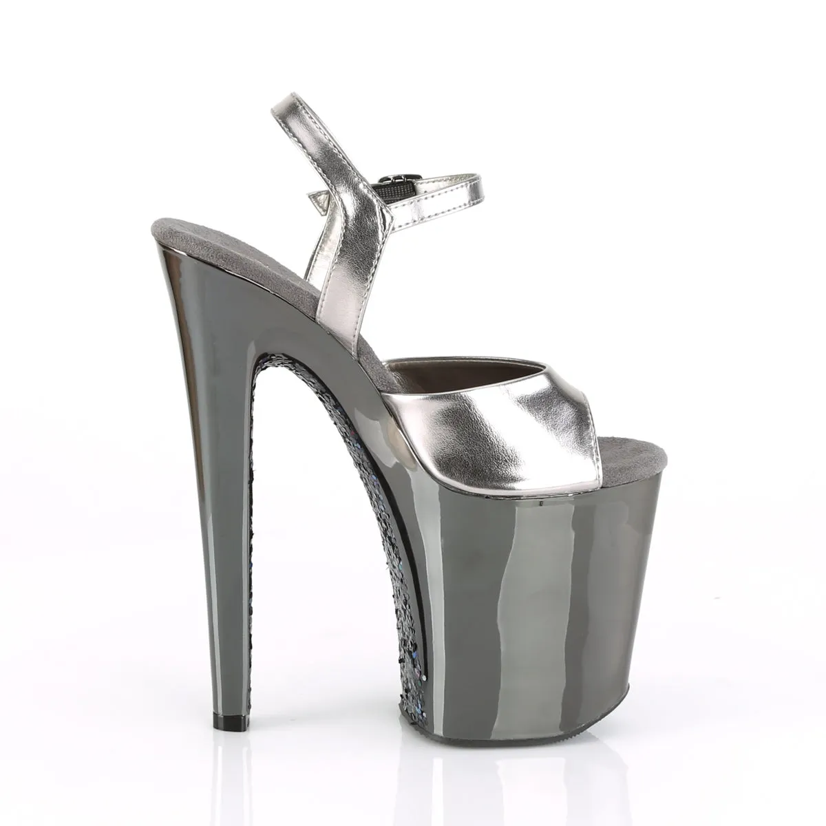 XTREME-809TTG  Pewter Metallic Pu/Pewter Chrome-Glitter