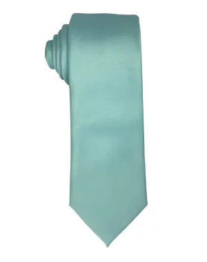Zenio Solid Slim Tie - Mint