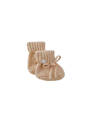 Ziggy Lou Sand Fleck Booties