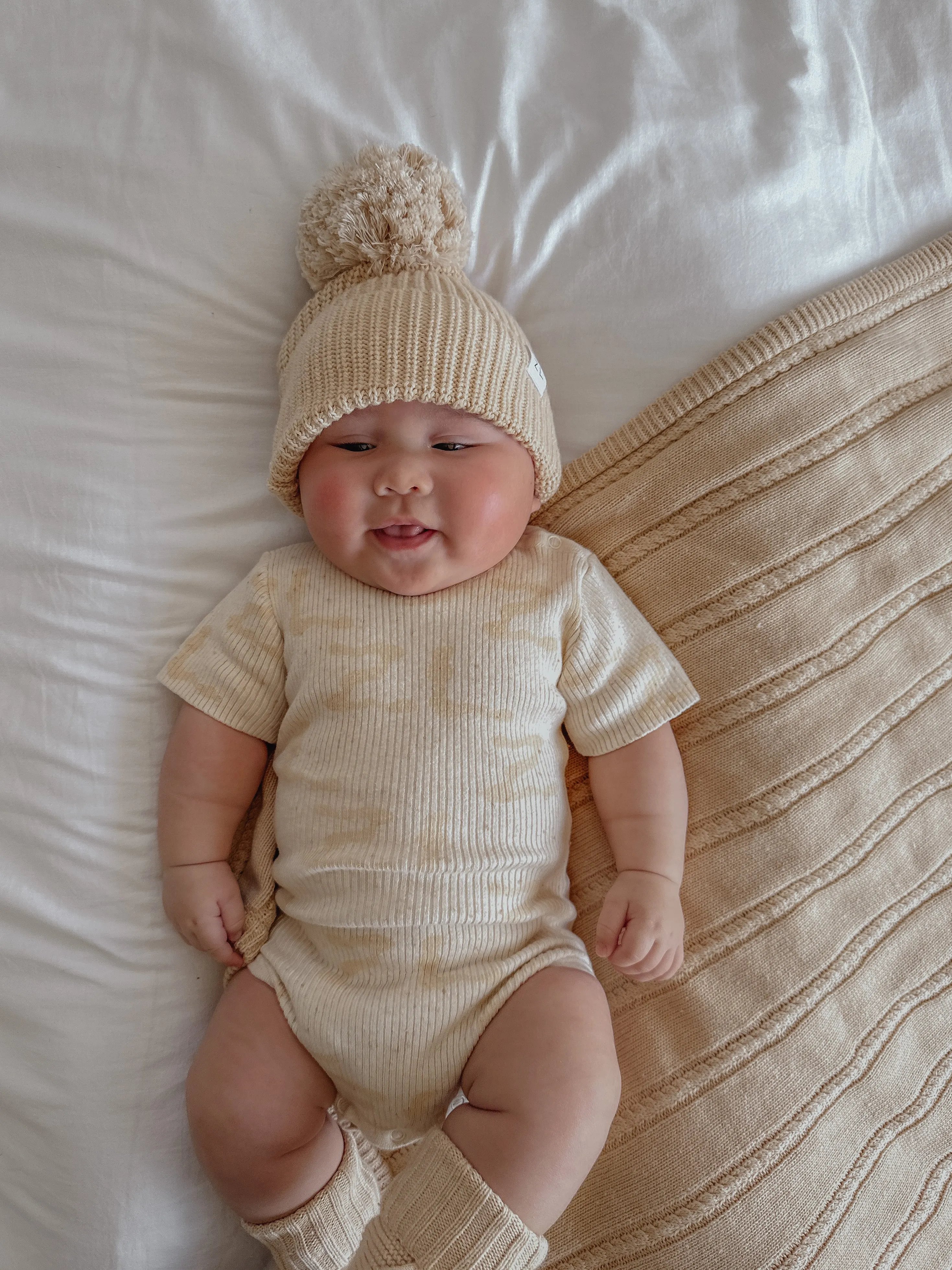 Ziggy Lou Sand Fleck Booties